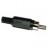 Cinch/Tulp male Plug Lumberg Zwart