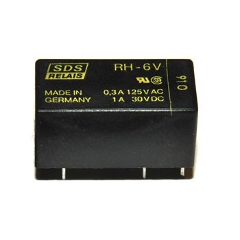 RF Relais Bistabiel 1x Wissel 6V 2 Spoel