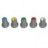 Knop Grijs met Wit 10mm
