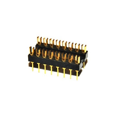 DIL Connector 16 pin Verguld (3)