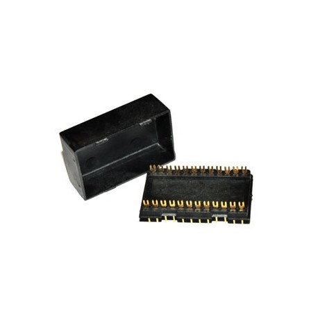 DIL Connector 24 pin Verguld