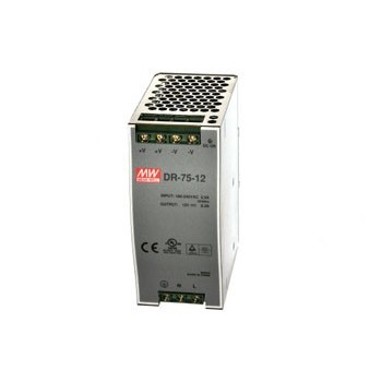 Voeding DIN Rail 75W 12V 6,3A