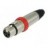 XLR Plug 3p Female met On/Off