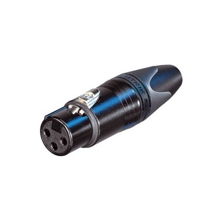 XLR Plug 3p Female Zwart Neutrik