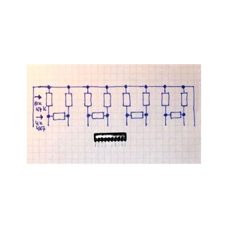 Array 8x 47kΩ & 4x 4,7kΩ