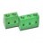 Printkroonsteen raster 7,5mm 2 polig Groen