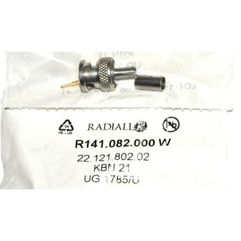 BNC Plug 50Ω Krimp Radiall 2