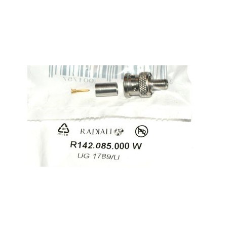 BNC Plug 75Ω Krimp Radiall 5
