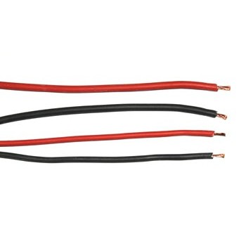 Meet Kabel 1,0mm2 Silicone Zwart
